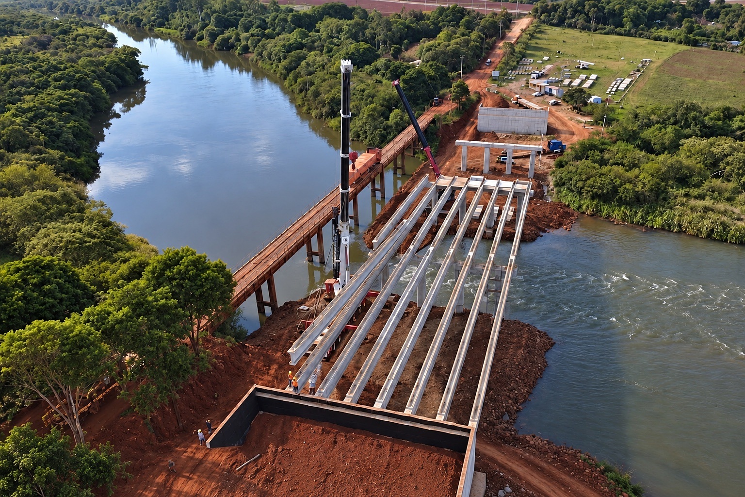 Bridge and transmission infrastructure